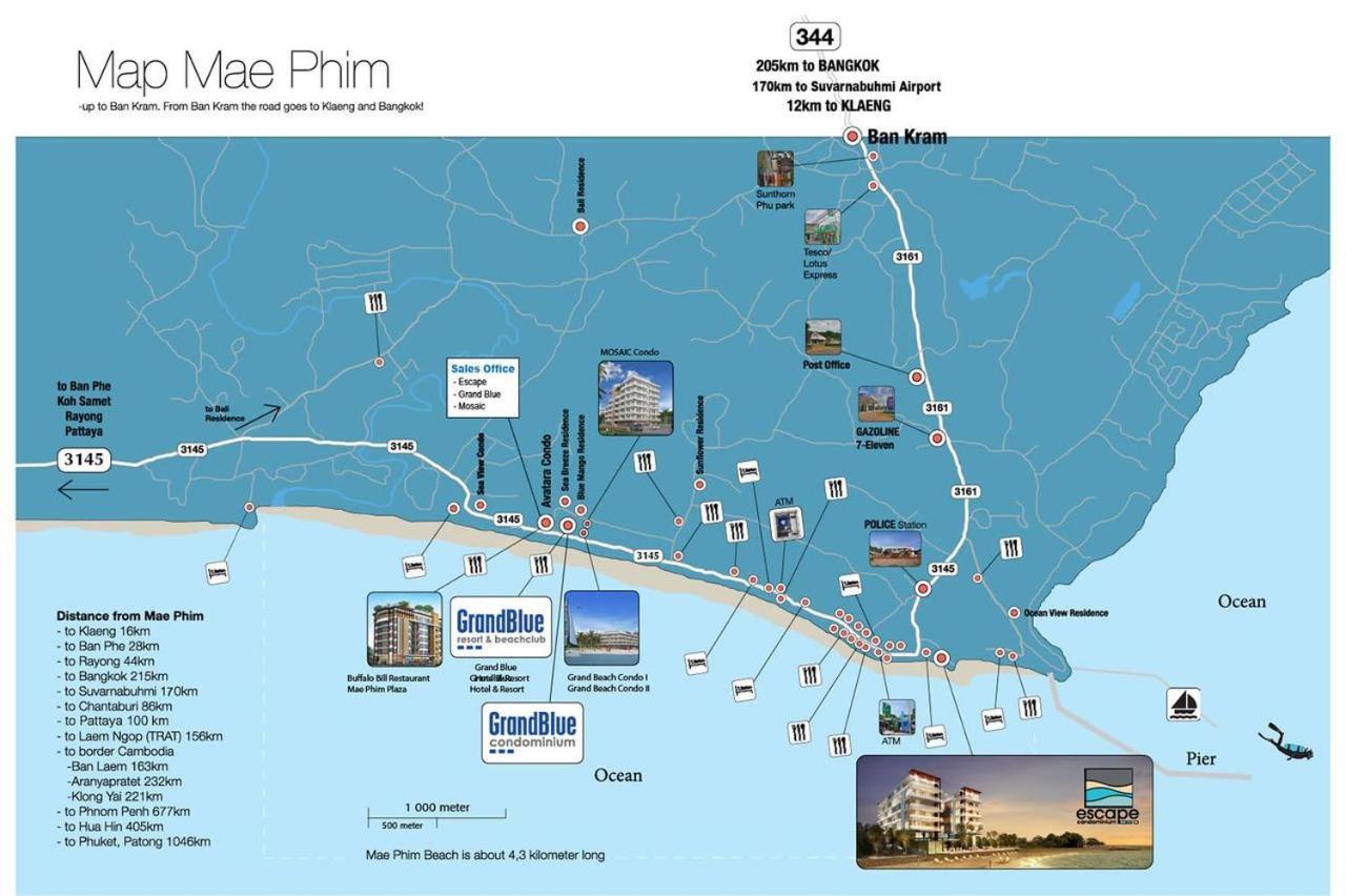 Grandblue Condominium 201 แม่พิมพ์ ภายนอก รูปภาพ